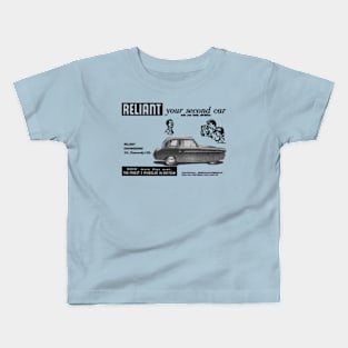 RELIANT THREE-WHEELER - advert Kids T-Shirt